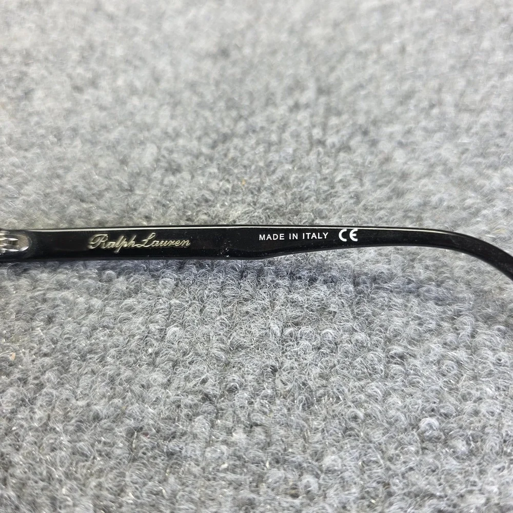 Ralph Lauren Purple Label PL 9762 Sunglasses Black ROUND Polarized Lens Vintage